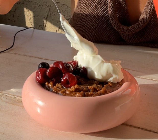 Dark Chocolate Cherry ChiChi Yogurt Bowl