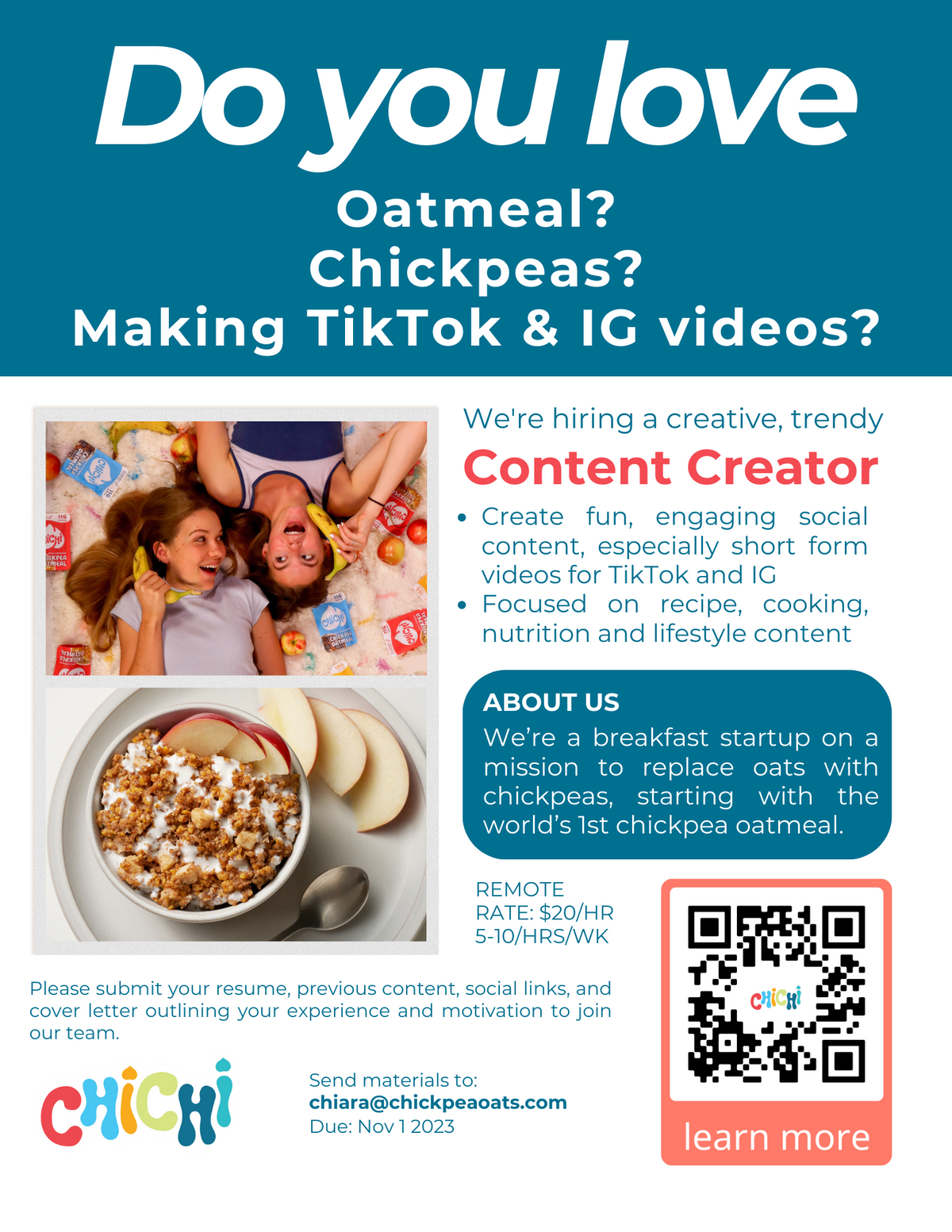 Content Creator: Part Time