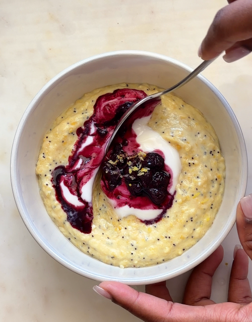 Lemon Blueberry Poppy Seed ChiChi