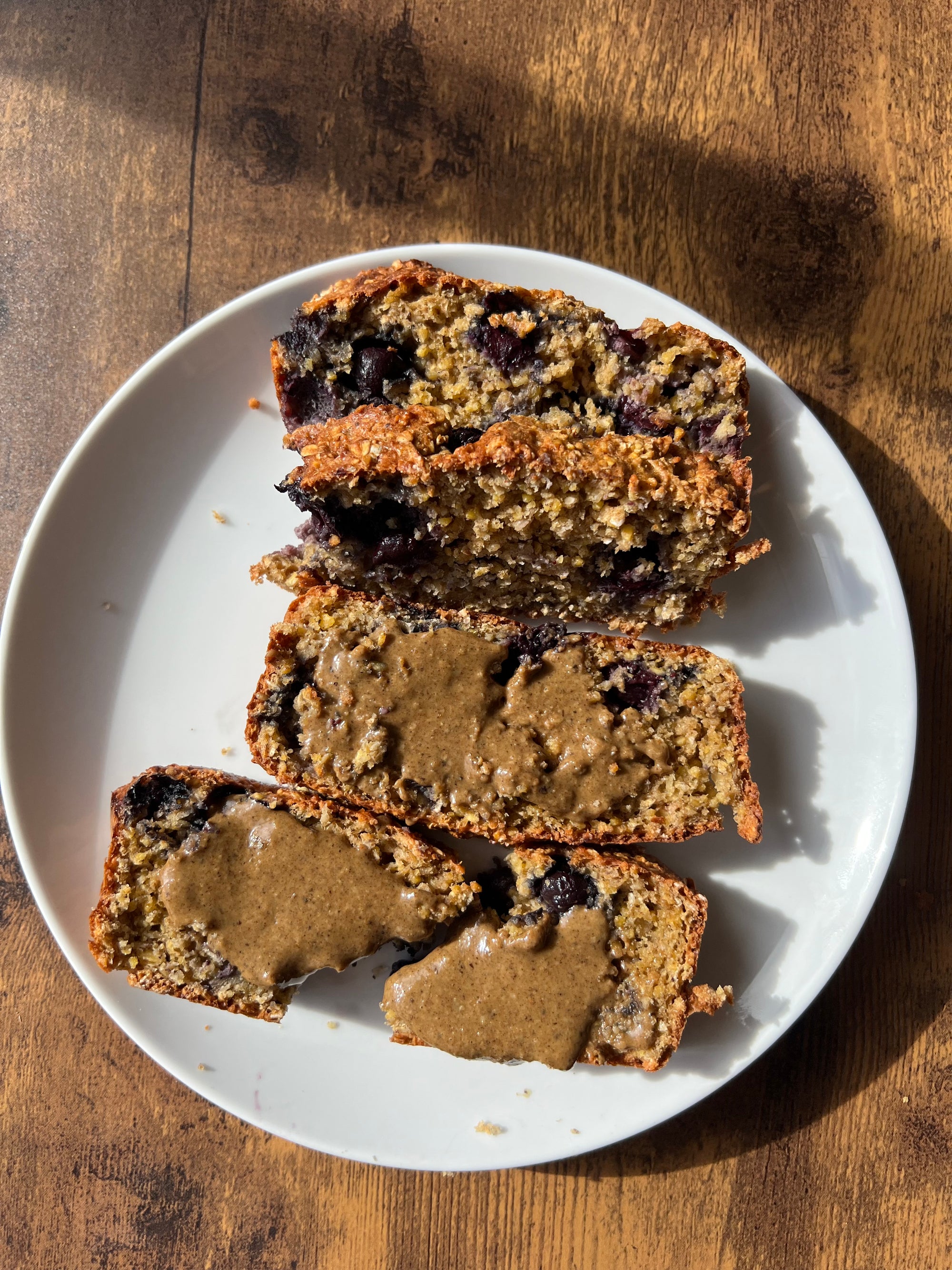 High-Protein Blueberry Breakfast Loaf