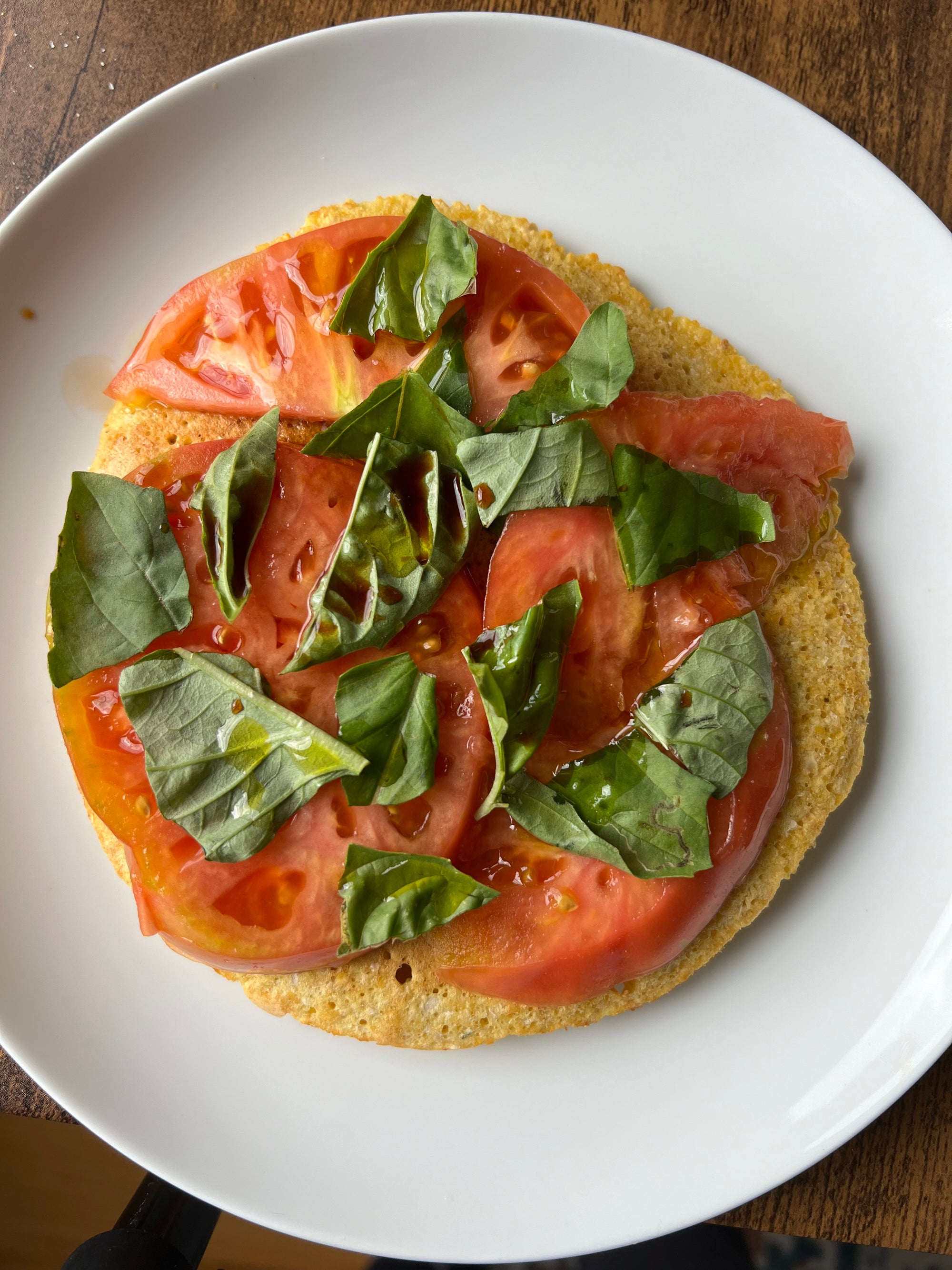 High-Protein Tomato Basil Tart 🍅🌿