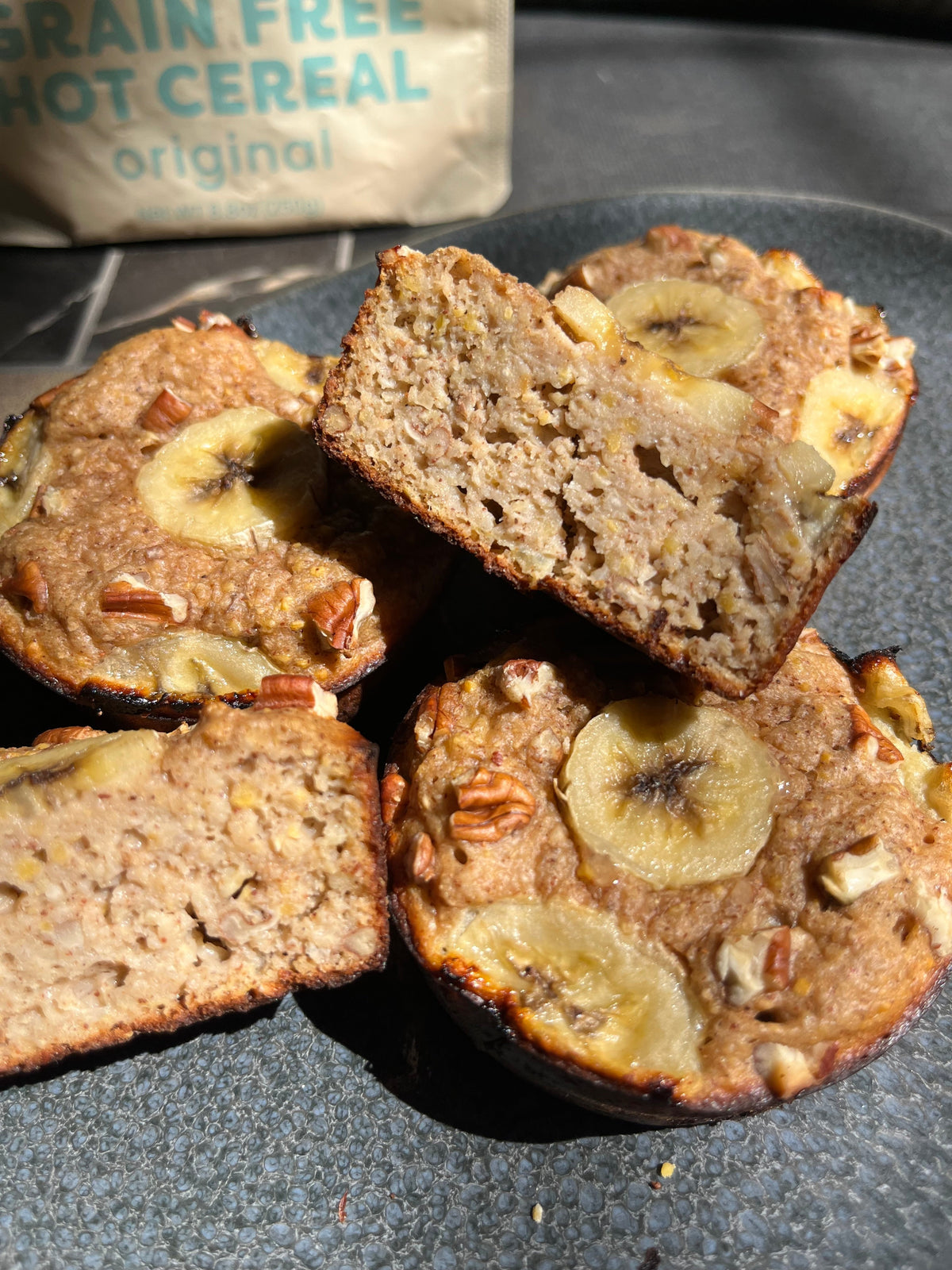 Protein Banana Nut Muffins