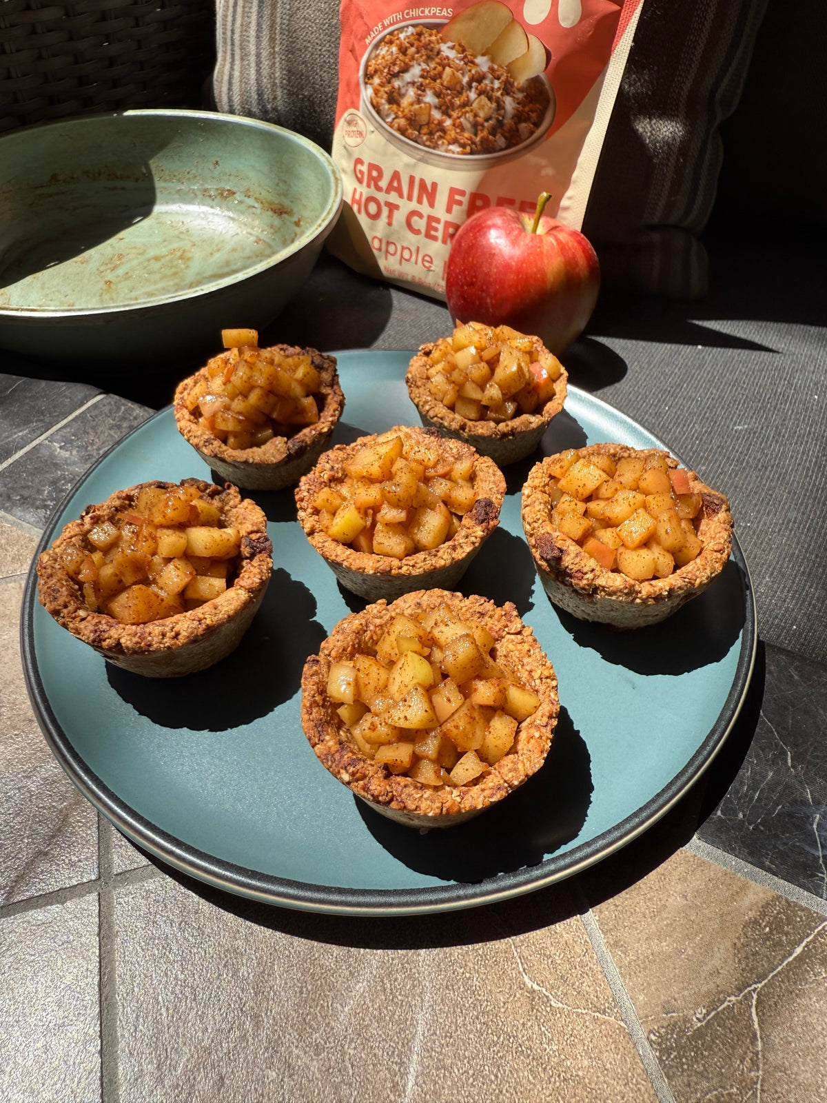 Healthy Mini Apple Pie Cups (Makes 6)