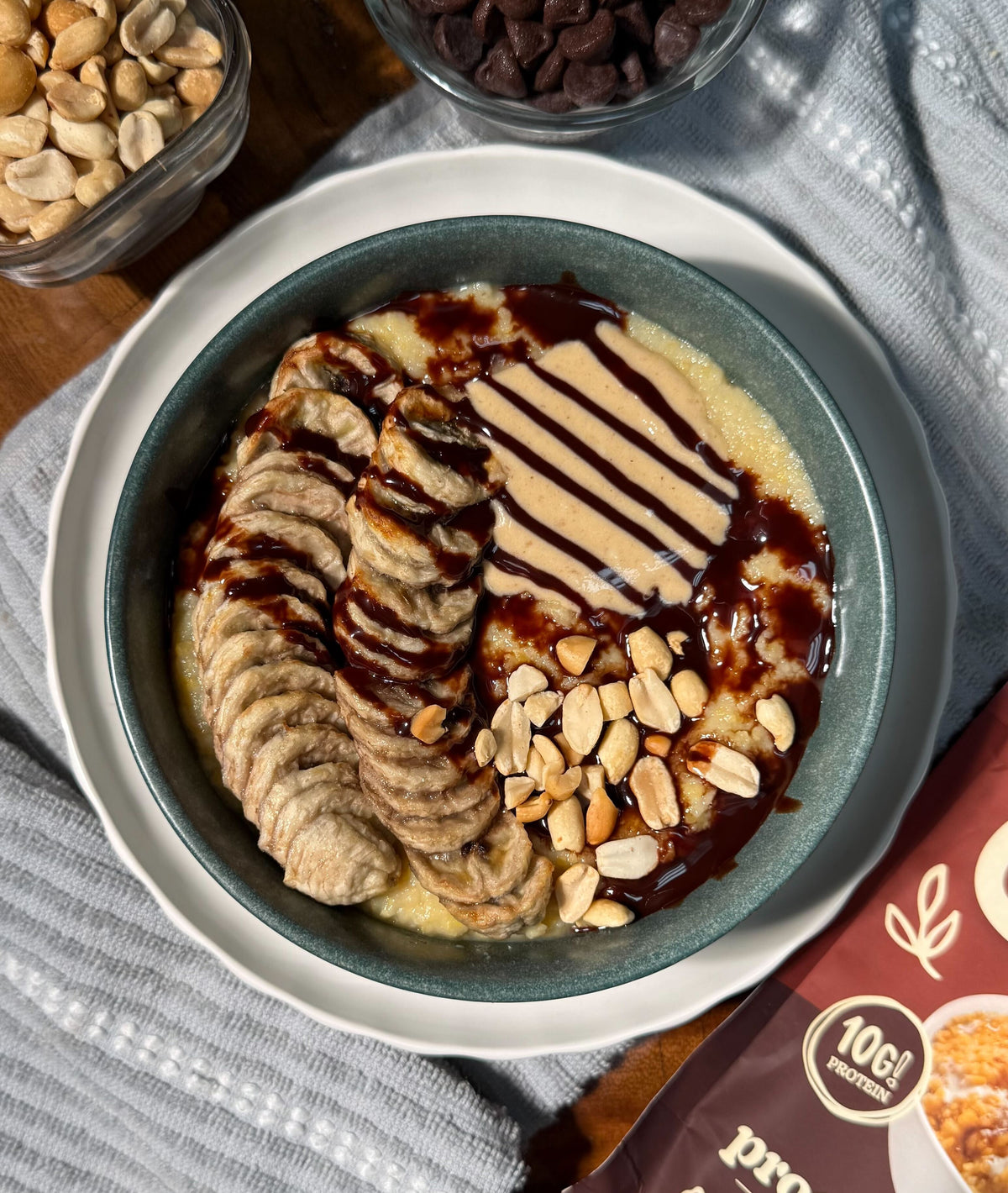 Snickers Breakfast Bowl