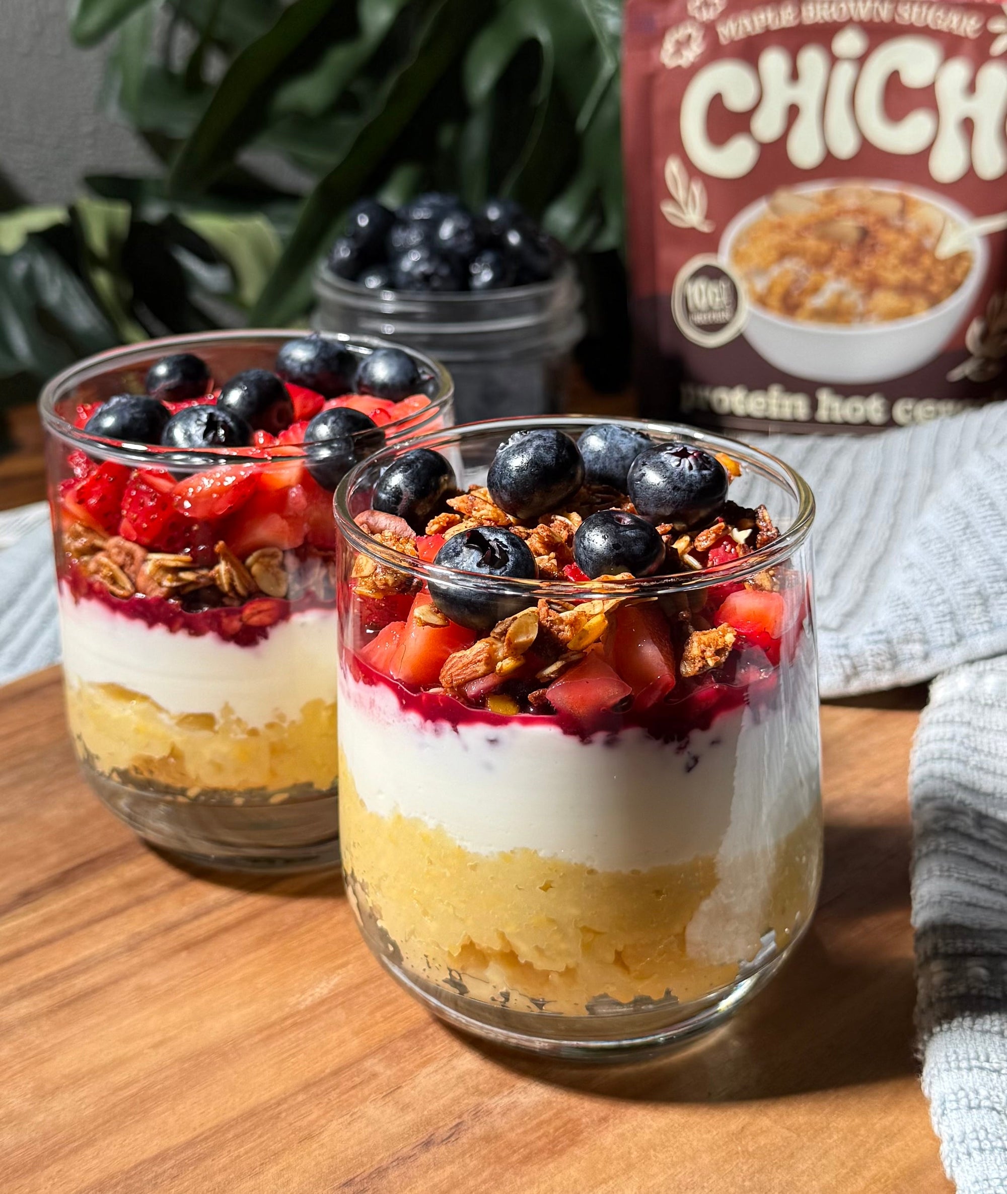 Maple ChiChi Yogurt Parfaits 🍓
