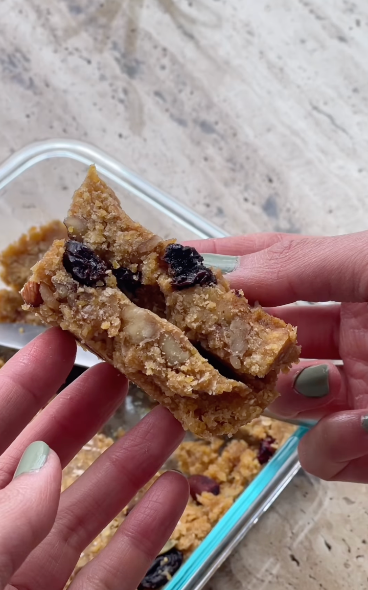 No-Bake Trail Mix Granola Bars