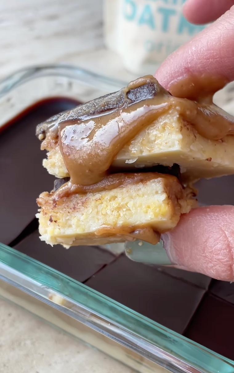 Healthier Twix Bars