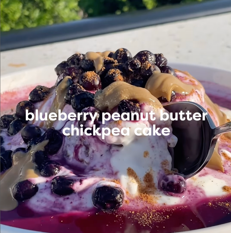 Blueberry Chickpea Cake