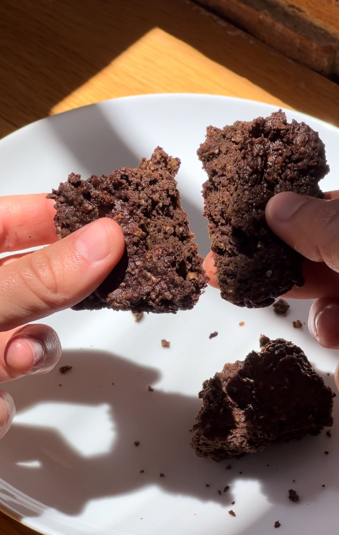 Avocado Chickpea Brownie