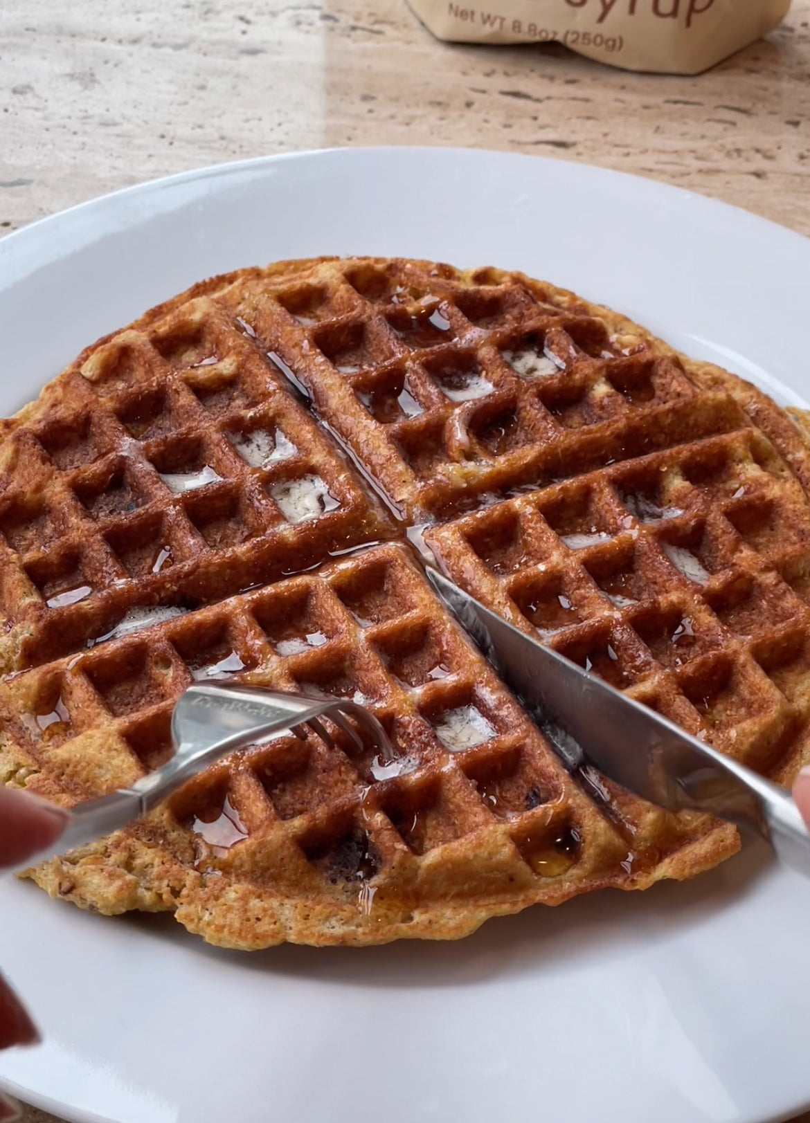 Protein Choco Chip Waffle