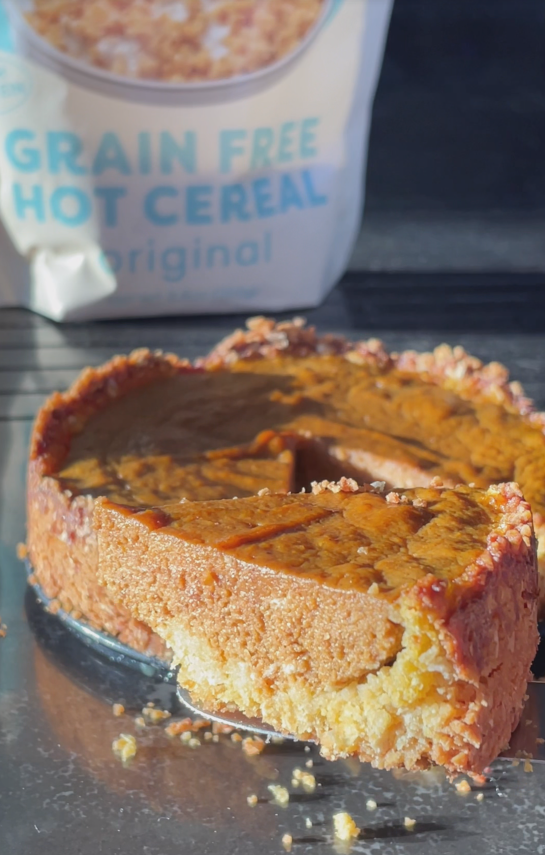 Pumpkin Pie with a ChiChi Crust detail