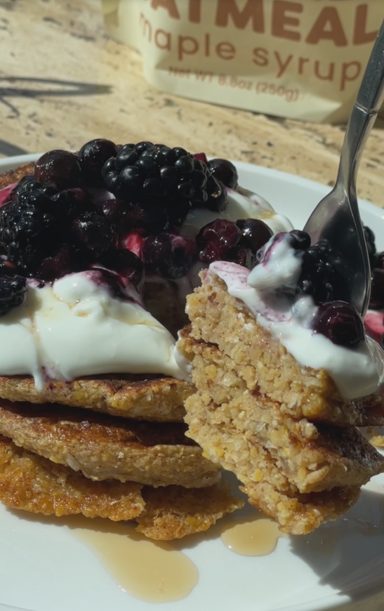 Fluffy Grain-free Pancakes detail