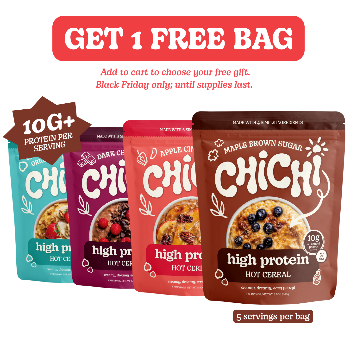 Protein Hot Cereal (Free Bag)