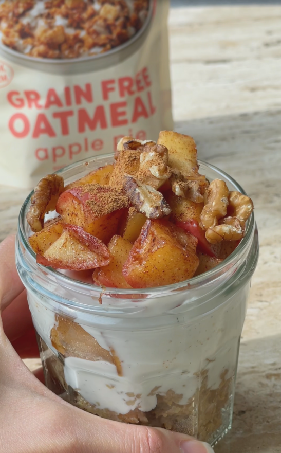 Sauteed Apple Pie Parfait detail