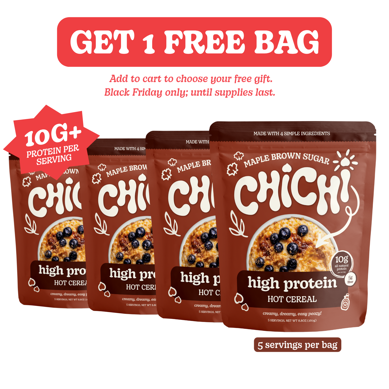Protein Hot Cereal (Free Bag)