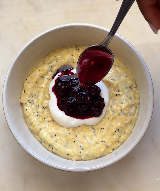 Lemon Blueberry Poppy Seed ChiChi detail