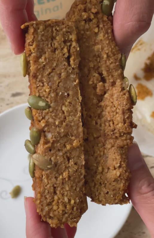 Healthy Starbucks Pumpkin Bread detail