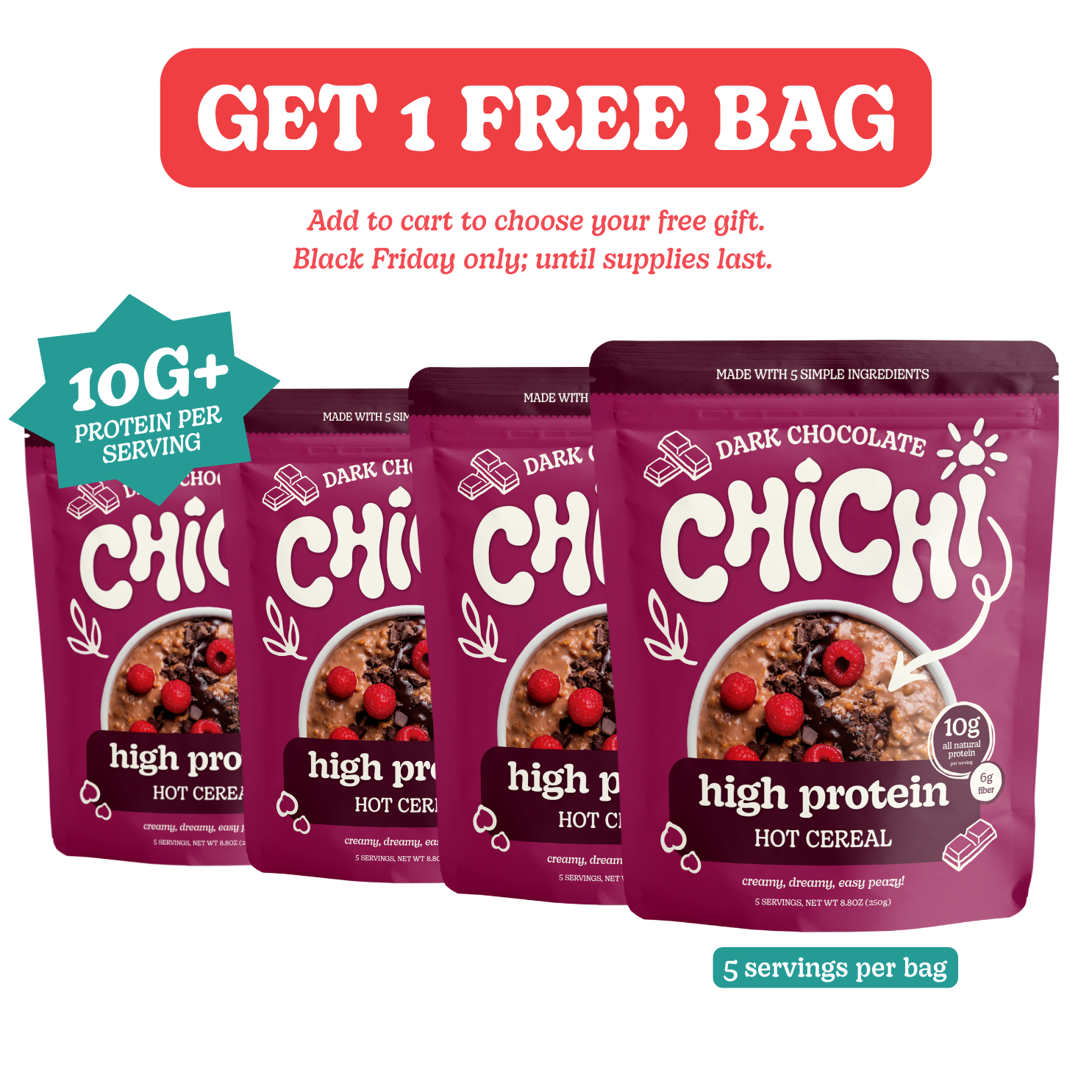 Protein Hot Cereal (Free Bag)
