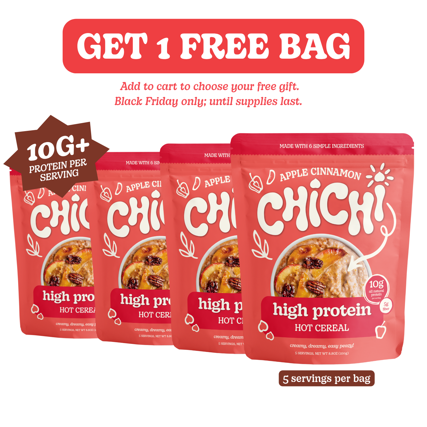 Protein Hot Cereal (Free Bag)