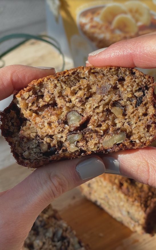 Healthy Banana Bread detail