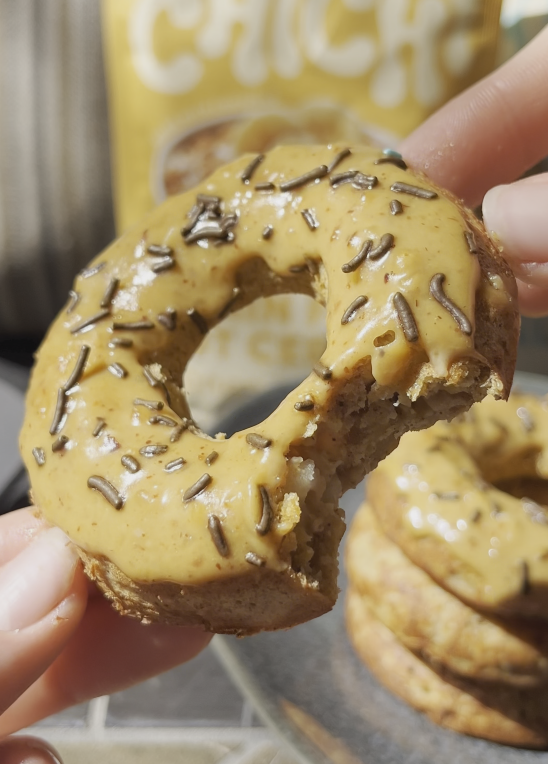 Banana Bread Donuts detail