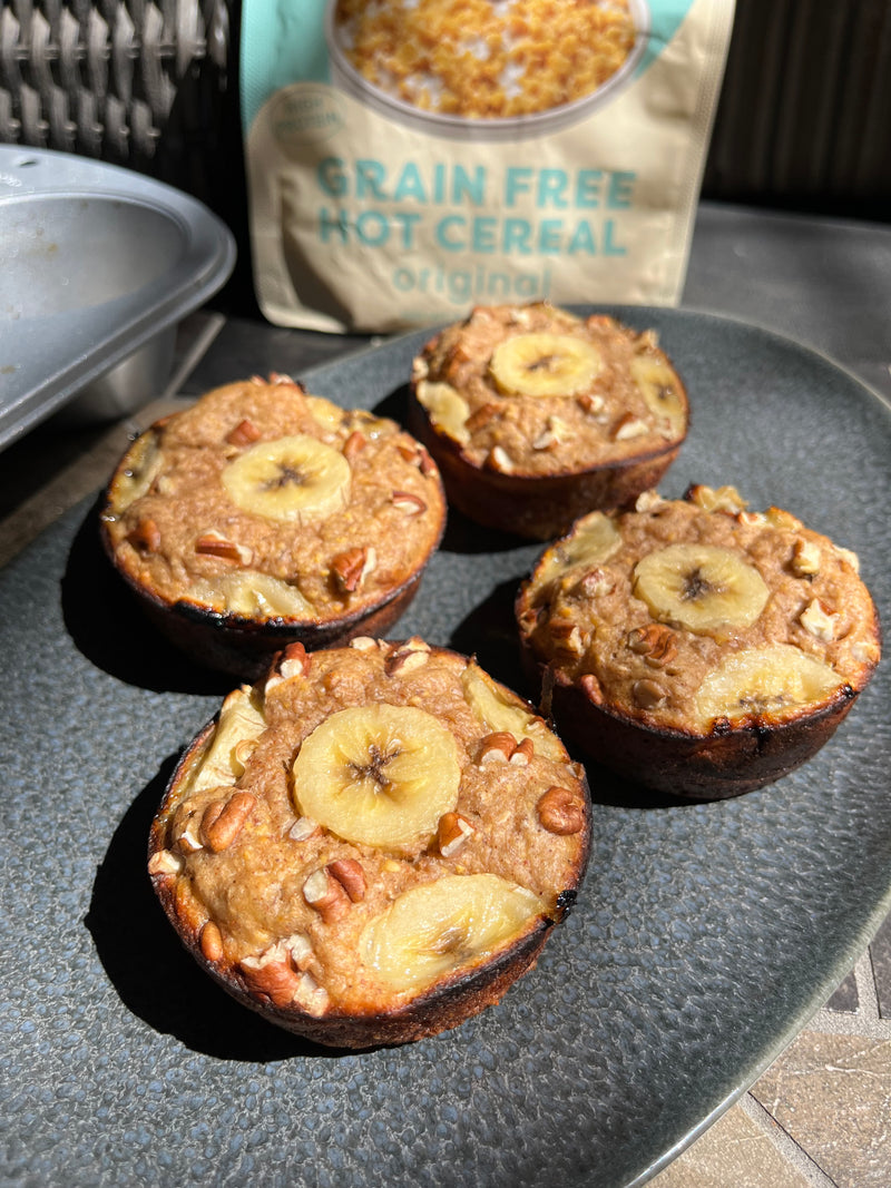 Protein Banana Nut Muffins detail