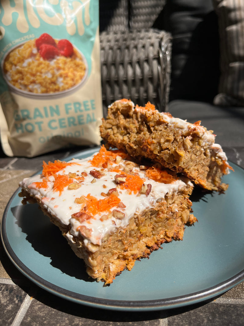 Carrot Cake Baked Oats detail