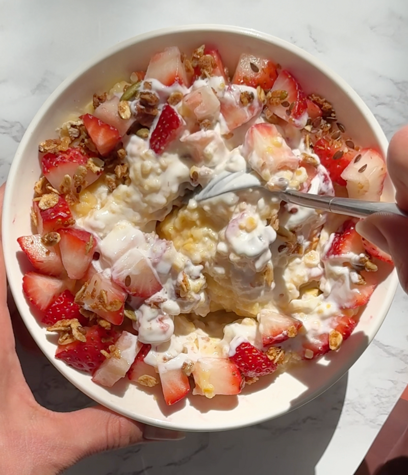 Strawberry Shortcake Bowl detail