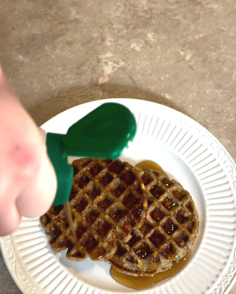 Protein Banana Waffles detail