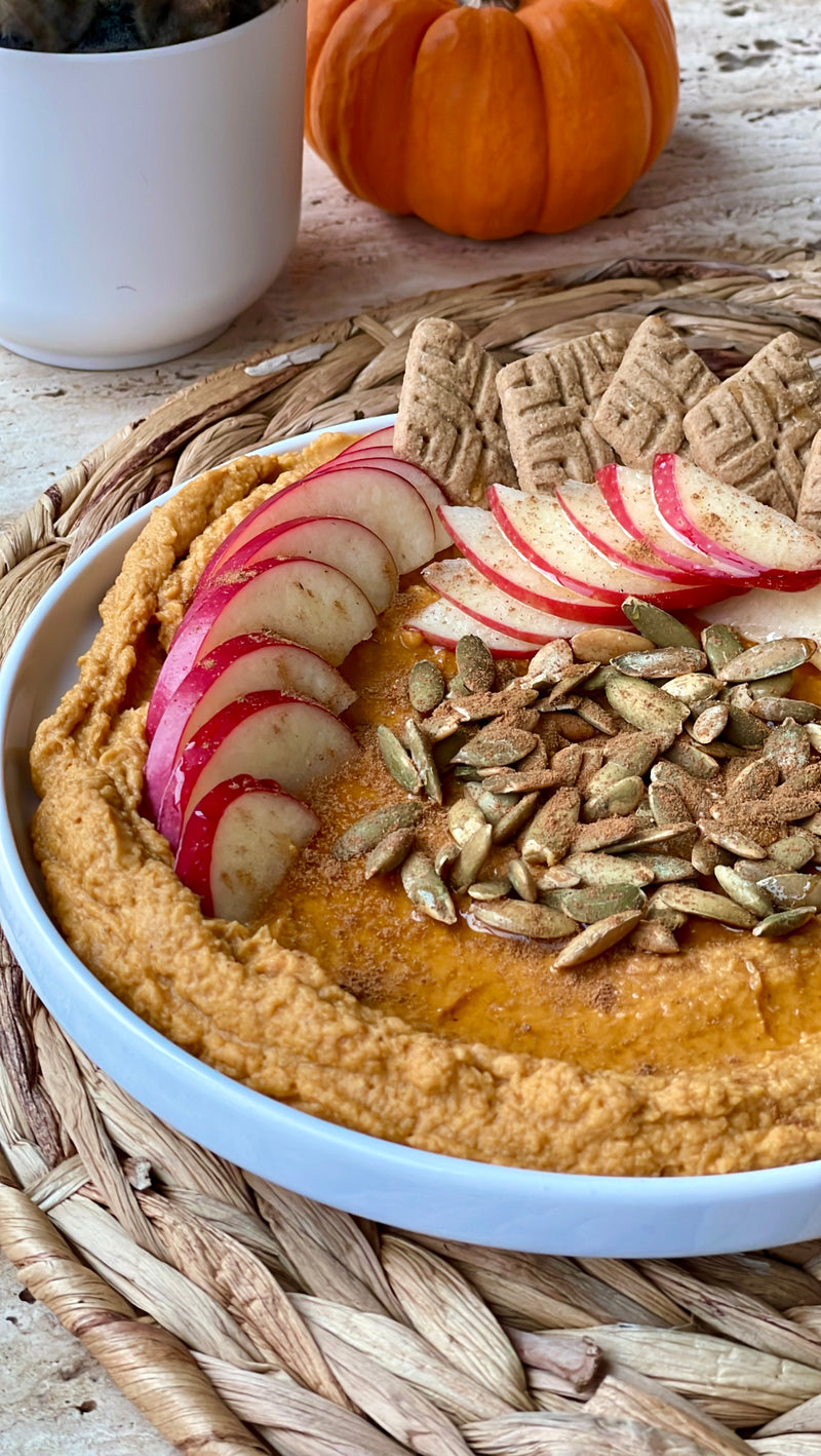 Pumpkin Pie Hummus: A Guilt-Free Treat That's Vegan, GF, and Utterly Delicious! detail