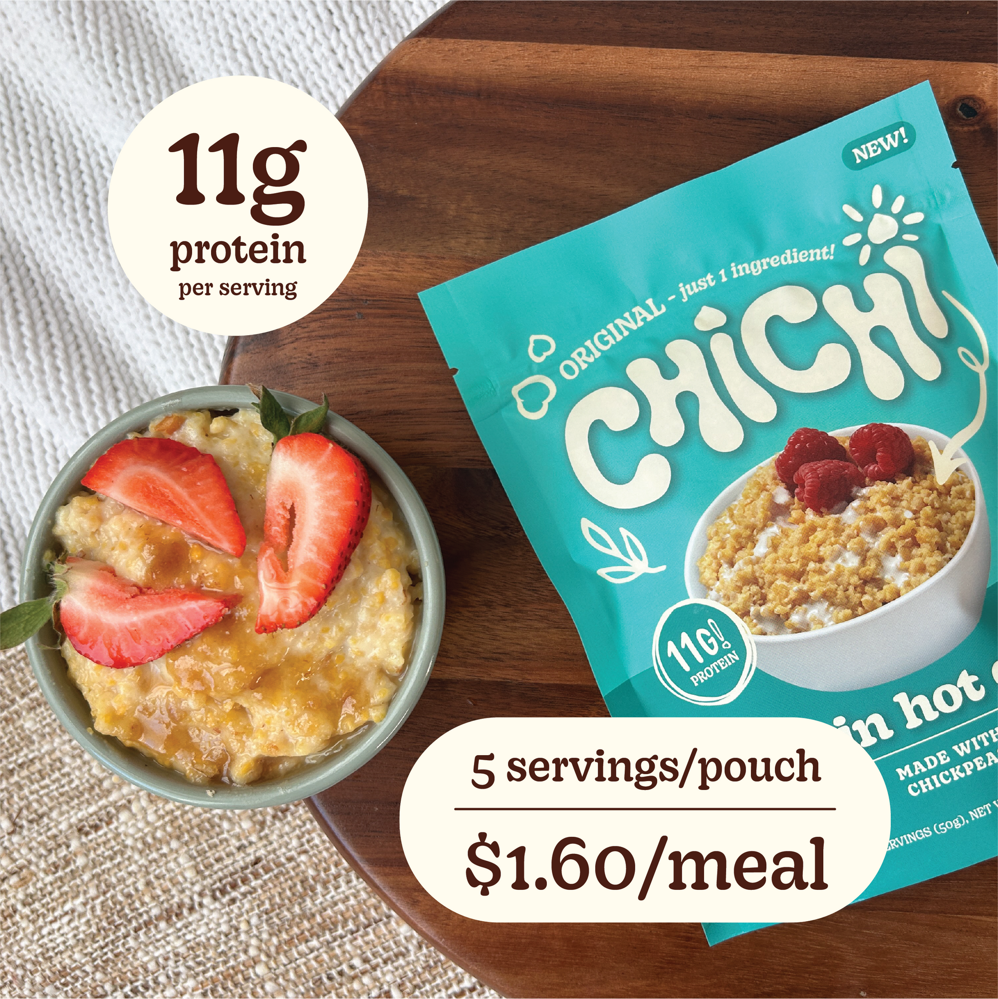 Protein Hot Cereal (Free Bag)
