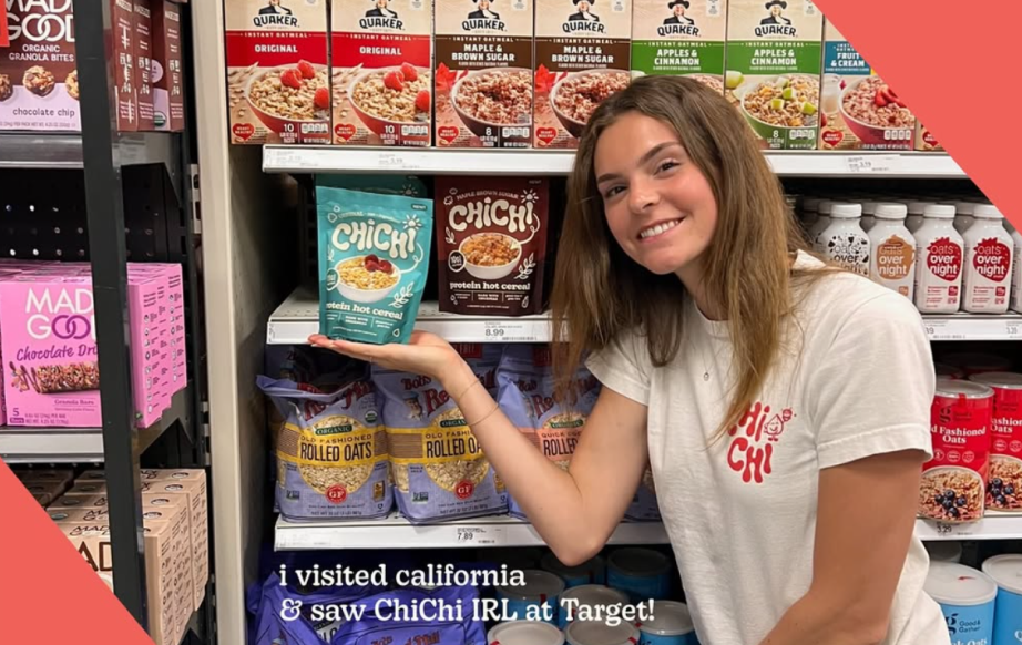 ChiChi hot cereal cup lineup