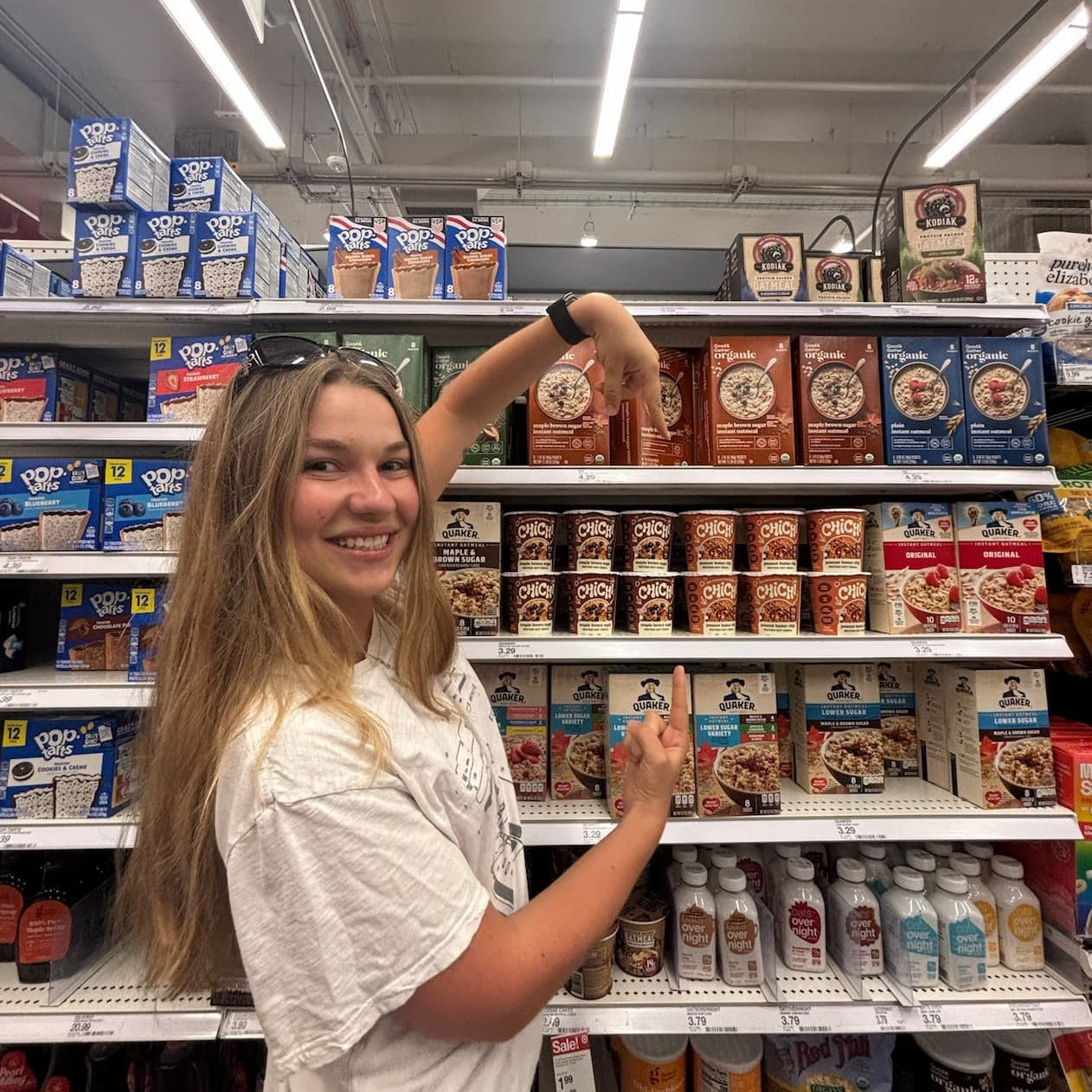ChiChi on the shelf at Target